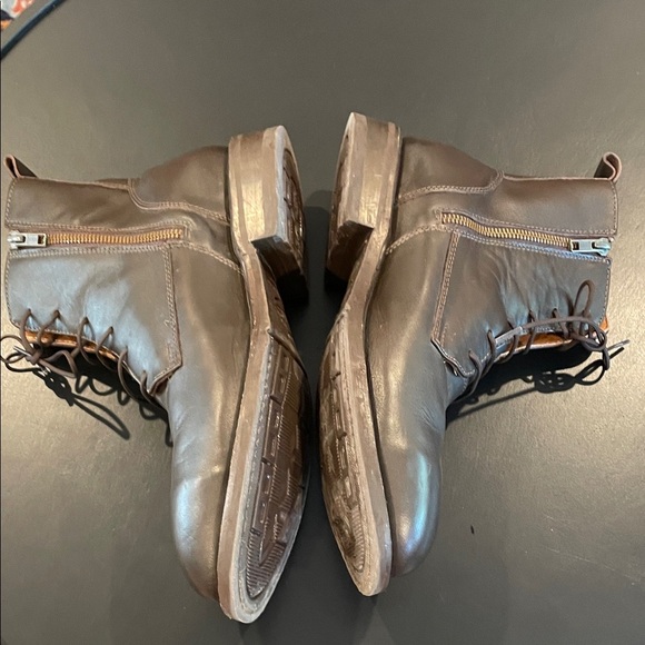 Men's Proxon Mich steel toed dark Brown Leather Boots - Picture 7 of 14